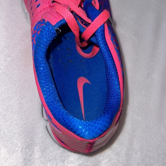 EC Nike Free 5.0 V4 Hyper Pink/Cobalt Blue 511281-605 Running Shoe Womens Size 7 - Picture 8 of 9